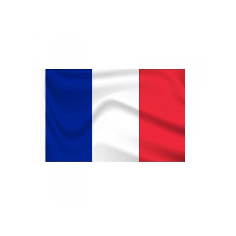foto del prodotto bandiera francese francia 145x90cm in tessuto poliestere con passante per l asta