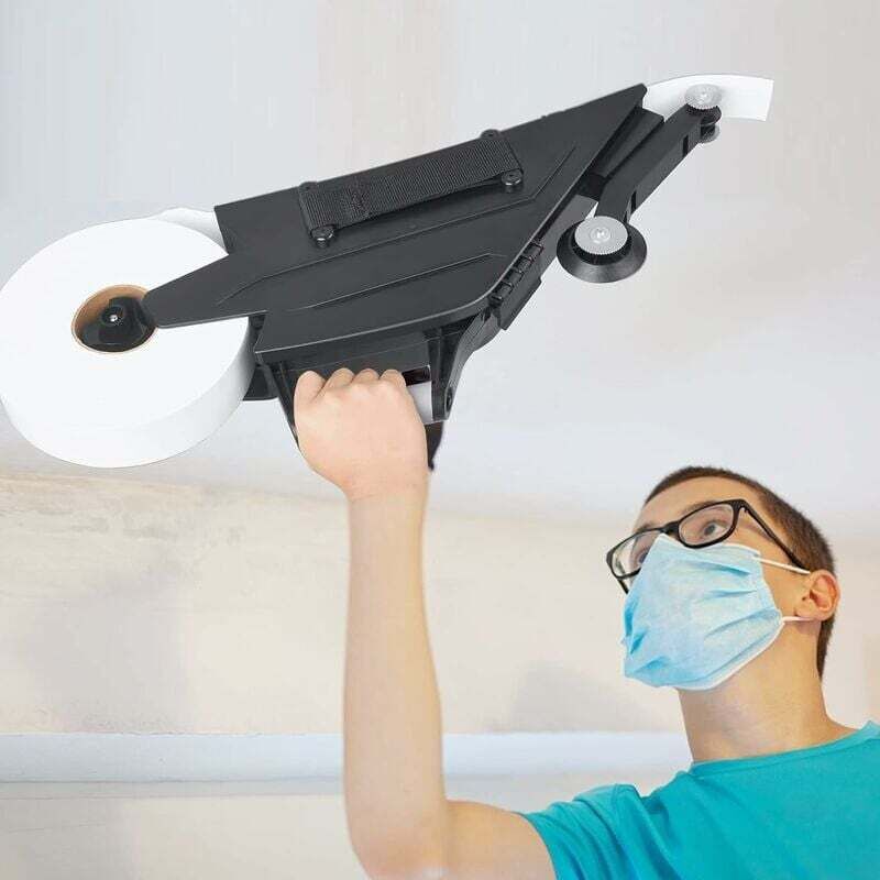 foto del prodotto banjo per cartongesso banjo placo con ruota angolare interna a cambio rapido cinghie regolabili strumento per giunti in cartongesso funzionamento con