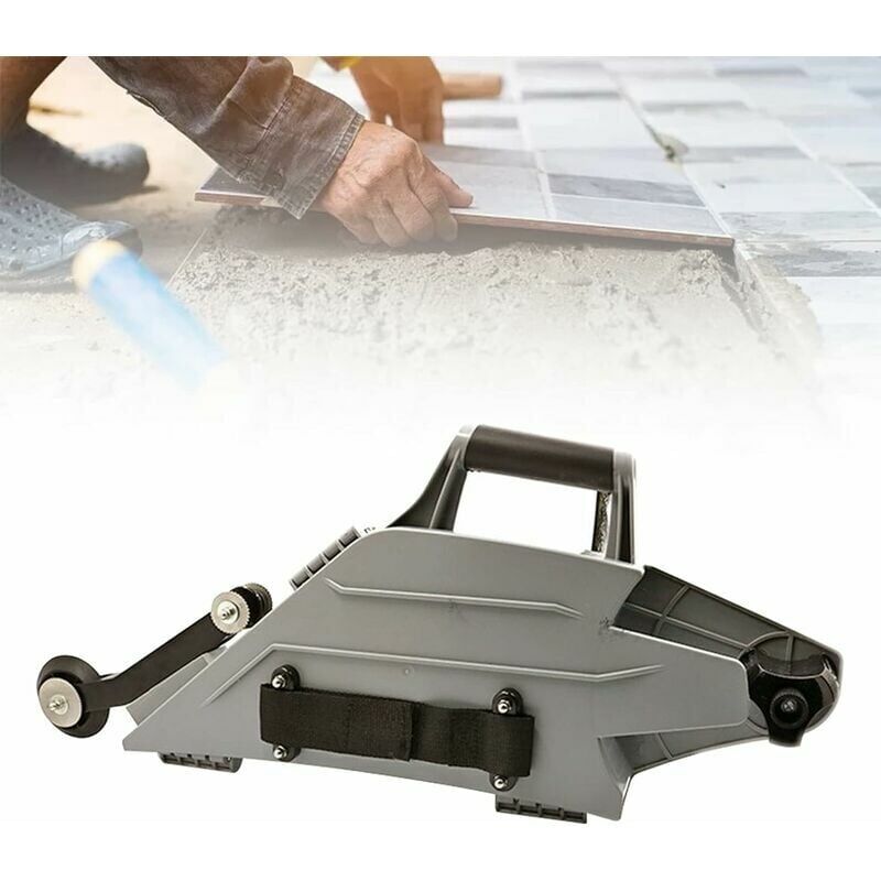 foto del prodotto banjo placo, banjo drywall tapeing tool strumento per giunti in cartongesso banjo in plastica con ruota angolare interna a cambio rapido cinghie