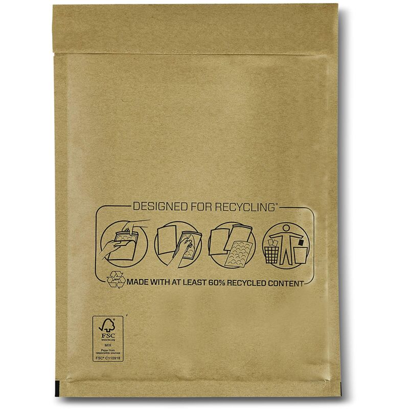 foto del prodotto bankers box buste imbottite resistenti con imbottitura in pluriball a bolle d aria per articoli fragili, ecologiche, chiusura antimanomissione, 18x26