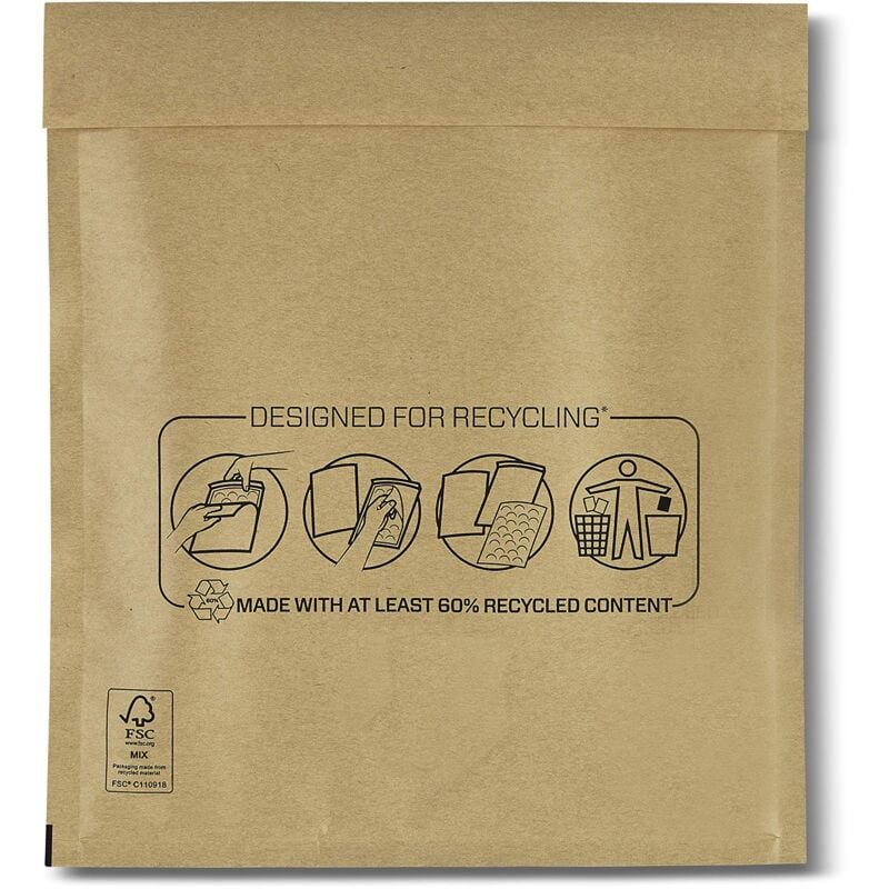 foto del prodotto bankers box buste imbottite resistenti con imbottitura in pluriball a bolle d aria per articoli fragili, ecologiche, chiusura antimanomissione, 22x26