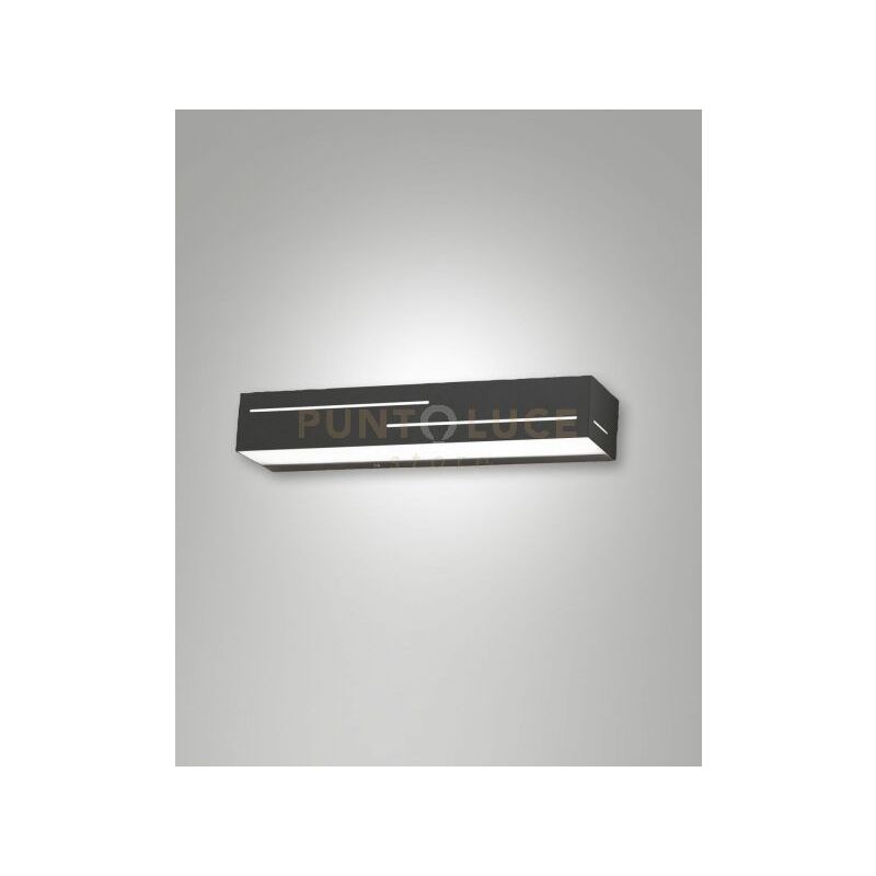 foto del prodotto banny applique antracite a led 3000k 18w 1700 lm, 31cm ip20