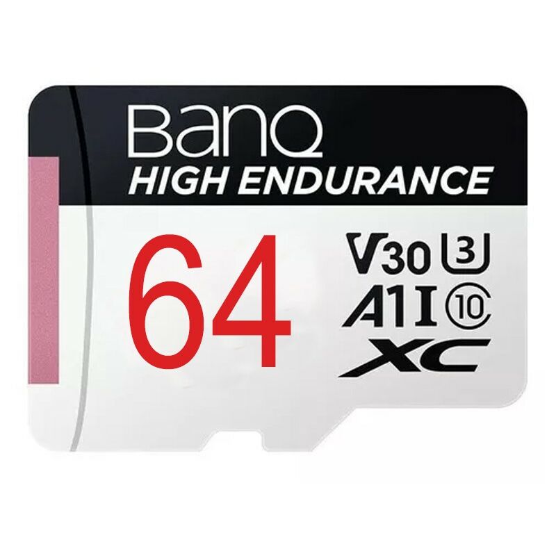 foto del prodotto banq scheda di memoria high endurance v30 classe 10a 64 gb