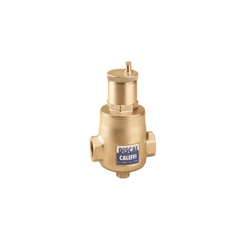 foto del prodotto banyo disaeratore discal degassatore con scarico caleffi 551005 attacco f 3 4 24683 