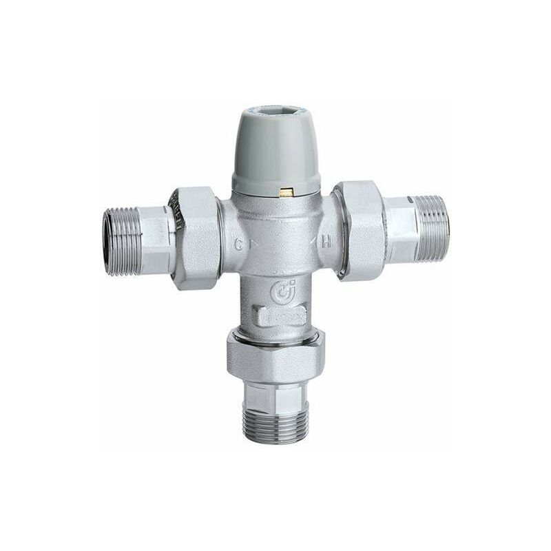 foto del prodotto banyo miscelatore termostatico con sicurezza antiscottatura caleffi 521303 3 4 
