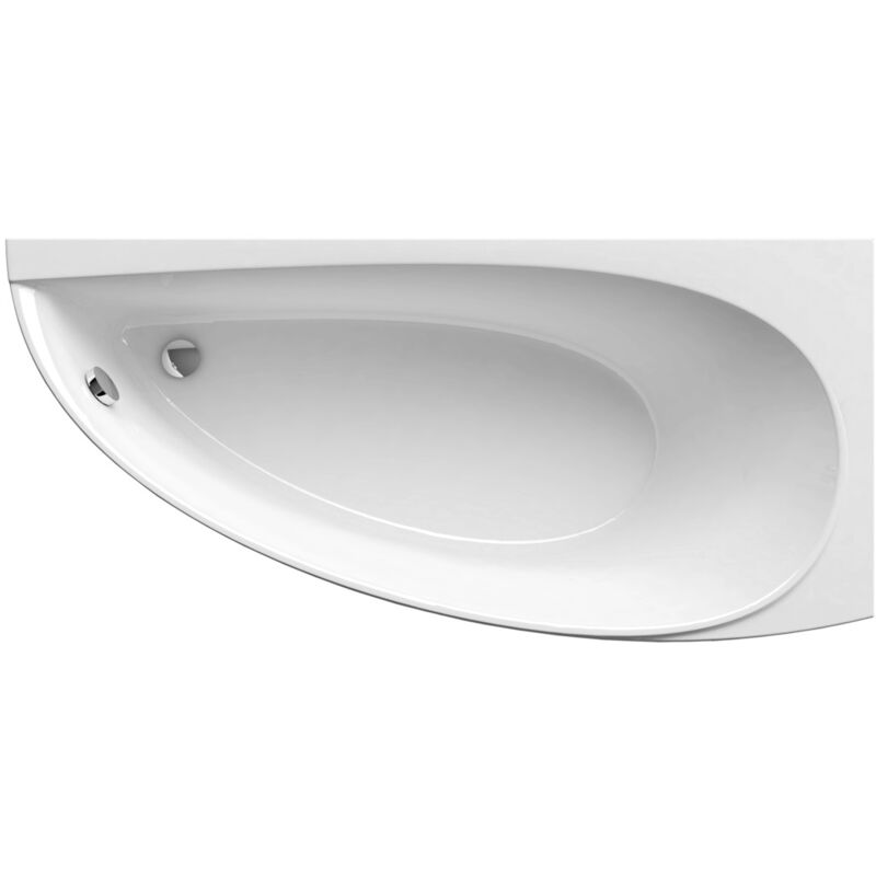 foto del prodotto banyo ravak avocado vasca angolare salvaspazio, destra 160 x 75 cm in acrilico, bianco ch01000000 