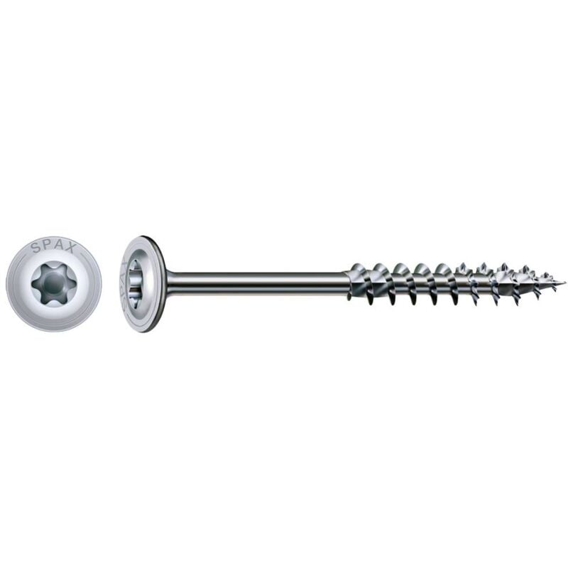 foto del prodotto banyo spax 251010803005 vite da legno 8 mm 300 mm t star plus acciaio wirox 50 pz.