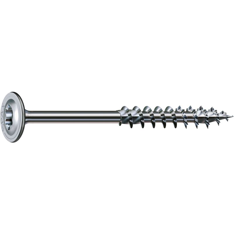 immagine 0 del prodotto banyo spax t tar plus 251011001605 viti per costruzioni in legno, 10,0 x 160 mm, testa piatta, filettatura parziale, 4cut, wirox a3j, 251011001605