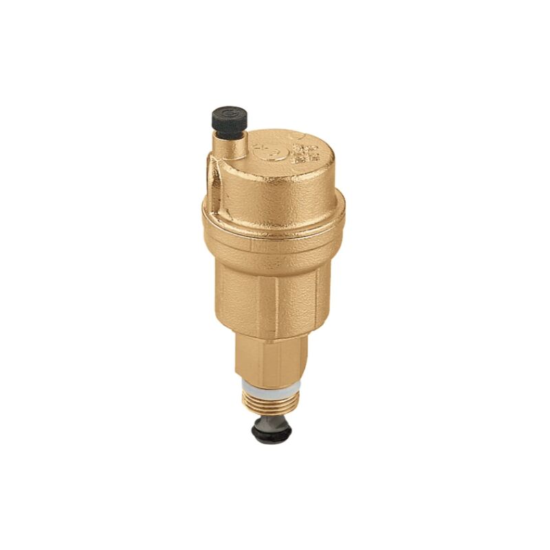 foto del prodotto banyo valvola automatica di sfogo aria, con rubinetto di intercettazione automatico robocal 3 8 m caleffi 502730 3 8 m