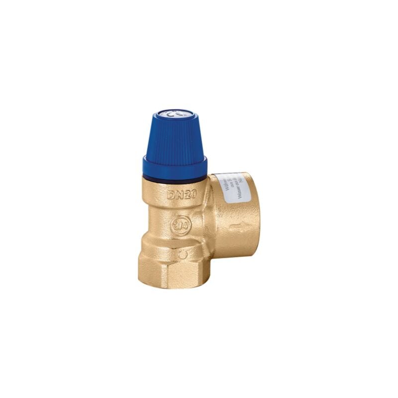 foto del prodotto banyo valvola di sicurezza per impianti idrosanitari. attacchi 1 2 x3 4 , taratura 10 bar caleffi 531410 1 2 x 3 4 10 bar