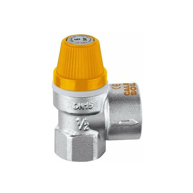 foto del prodotto banyo valvola di sicurezza per impianti solari caleffi 253 2,5 bar 1 2 f x 3 4 f