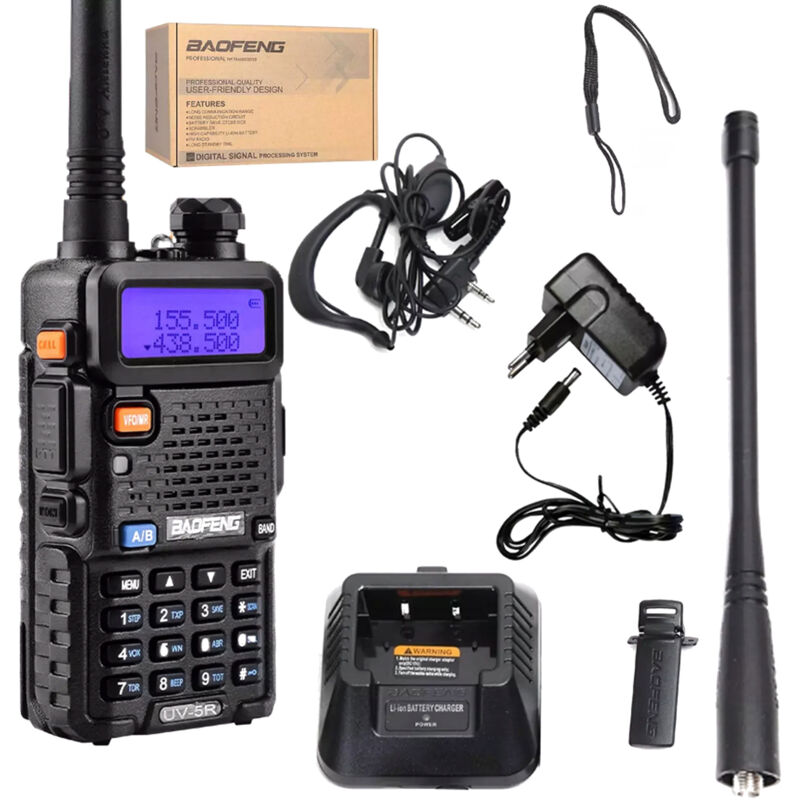 foto del prodotto baofeng uv 5r nero