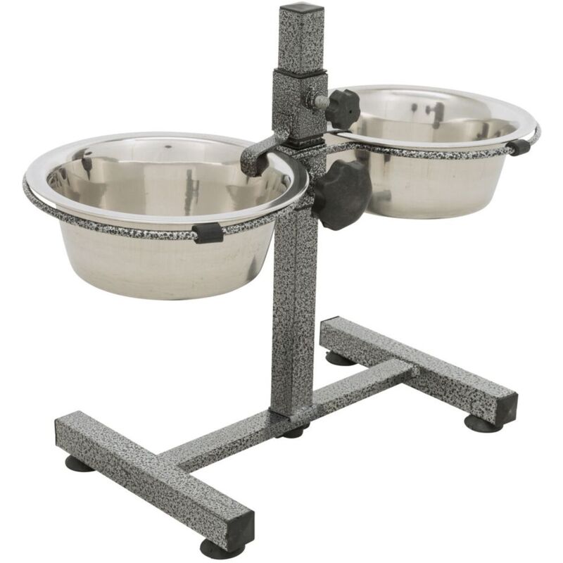 foto del prodotto bar per cani con piedistallo ad h 2x4.5l diametro 28cm