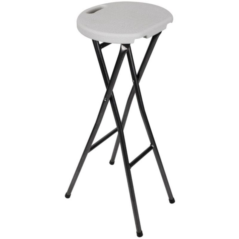 foto del prodotto bar stool polietilene, acciaio bianco perel