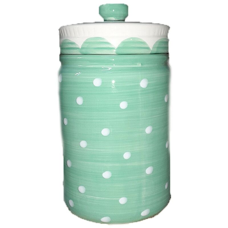 foto del prodotto barattolo contenitore per biscotti porta uova di pasqua decorazioni pasquali arredo casa idea regalo 20cm