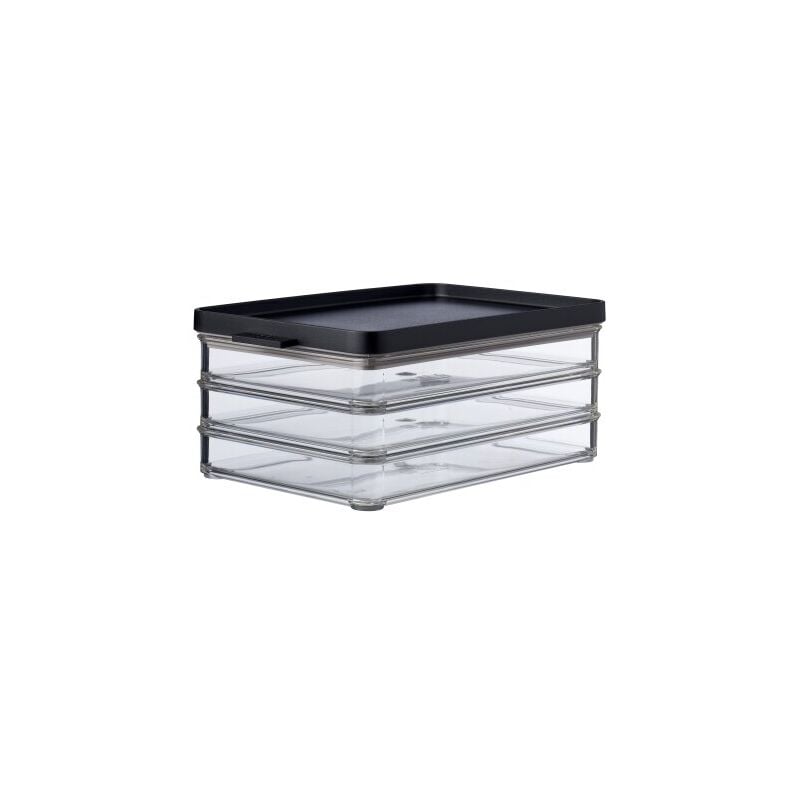 foto del prodotto barattolo da frigo mepal omnia slices 3 strati nero