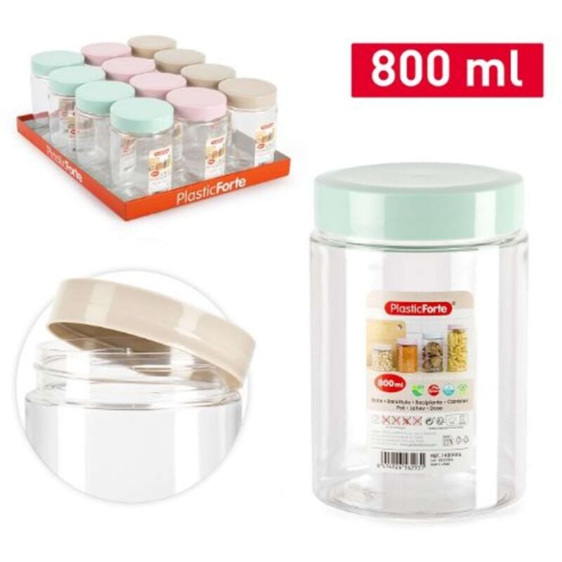 foto del prodotto barattolo in plastica montecarlo 800 ml