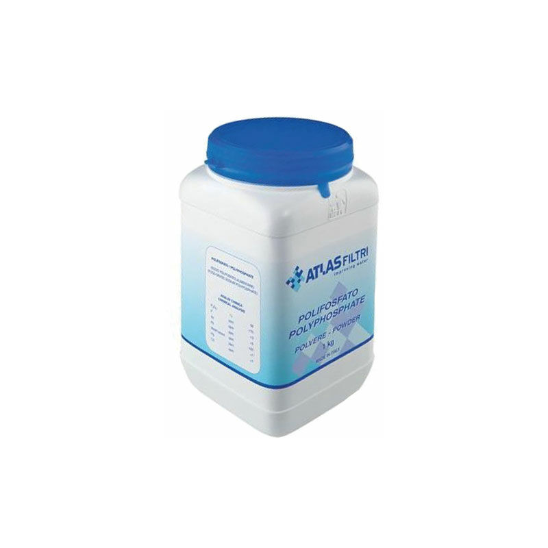 foto del prodotto barattolo polifosfato kg 1,5 atlas filtri italia srl