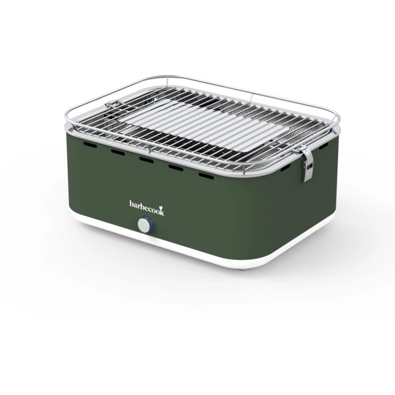 foto del prodotto barbecook barbecue a carbonella portatile da tavolo carlo verde 38,5x28,5 cm