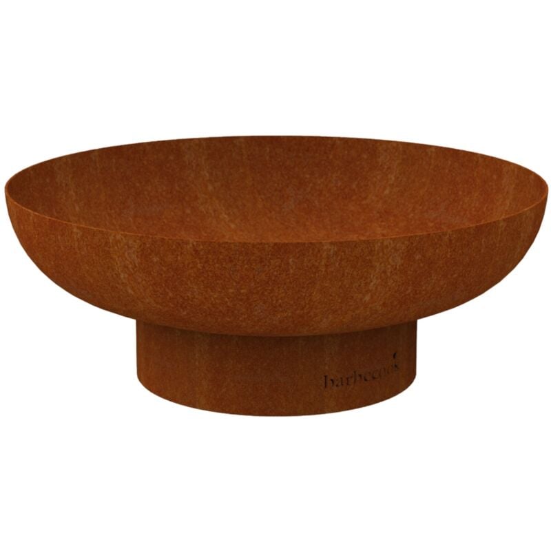 foto del prodotto barbecook braciere per legna jack in acciaio corten, diametro 75 cm