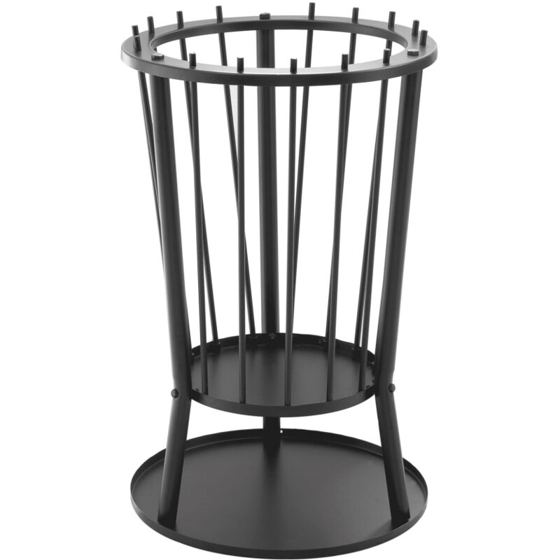 foto del prodotto barbecook braciere per legna modern ronda in acciaio nero, diametro 42,5 cm