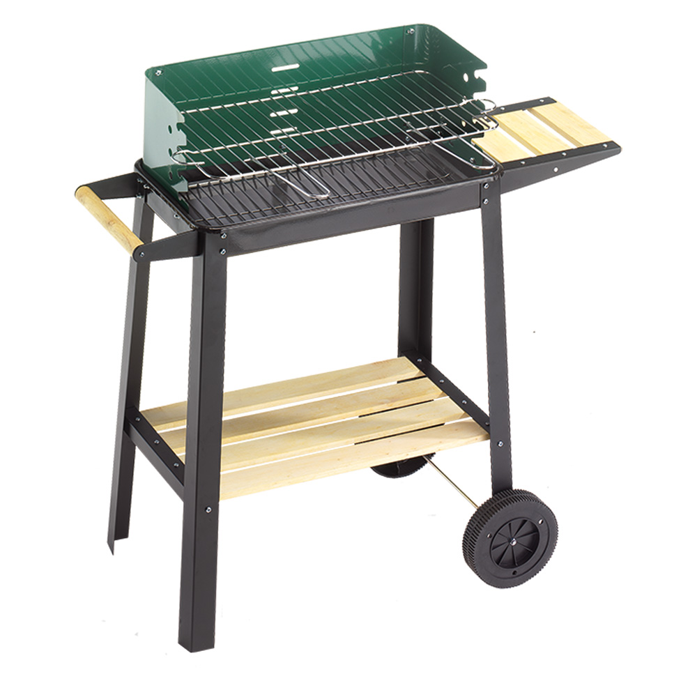 foto del prodotto barbecue 39 50 25 green w 39 cm. 50x25 h. cm. 77