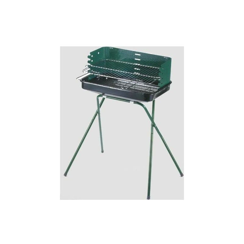 foto del prodotto barbecue 60 40 green per giardino con struttura resistente e design funzionale per grigliare all aperto ompagrill