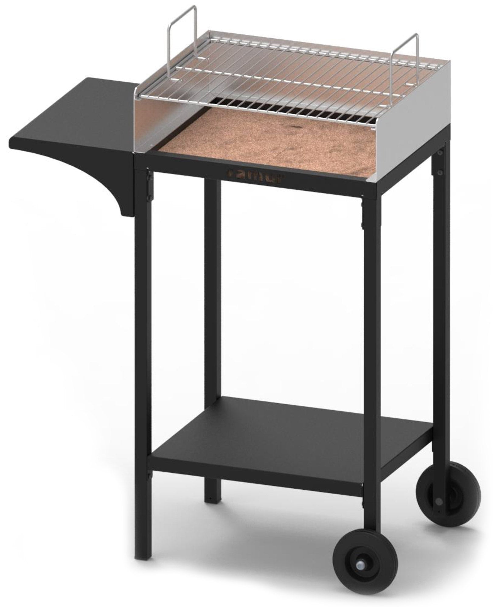 foto del prodotto barbecue a carbone carbonella con griglia in acciaio inox famur bk 6 prime