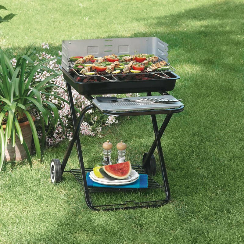 immagine 0 del prodotto barbecue a carbone carbonella pieghevole in acciaio ranieri clic clac