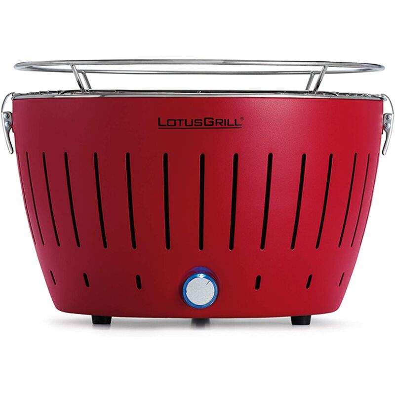 foto del prodotto barbecue a carbone lotusgrill standard rosso 32 cm lgg34urd