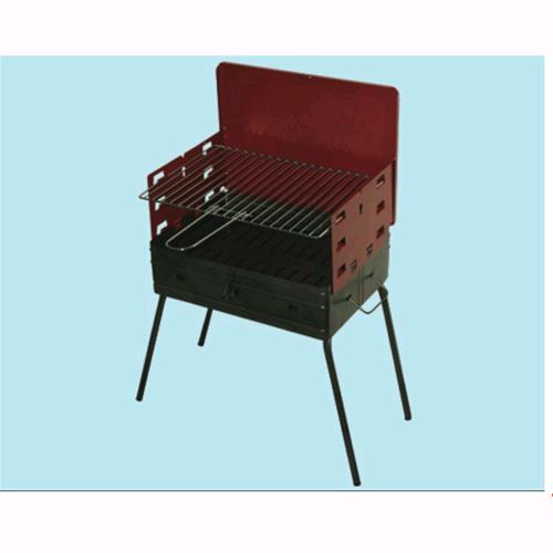 foto del prodotto barbecue a carbone picnic gita rettangolare richiudibile 40x30xh72 cm -507