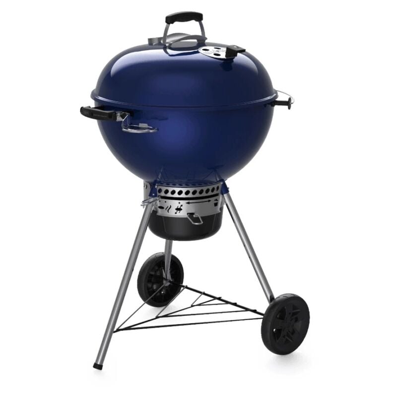 foto del prodotto barbecue a carbone weber master touch gbs c 5750 blu con griglia 57 cm