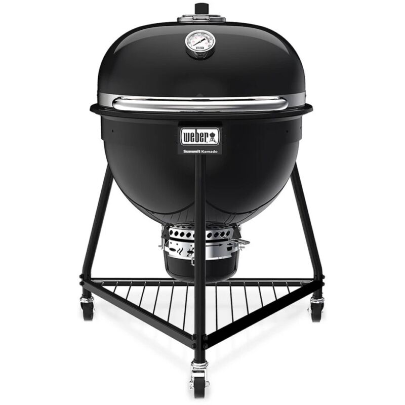 foto del prodotto barbecue a carbone weber summit kamado e6 con griglia 61 cm