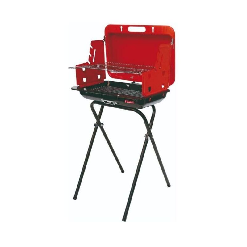 foto del prodotto barbecue a carbonella a valigetta sandrigarden sg 47 33 50x47x95 cm