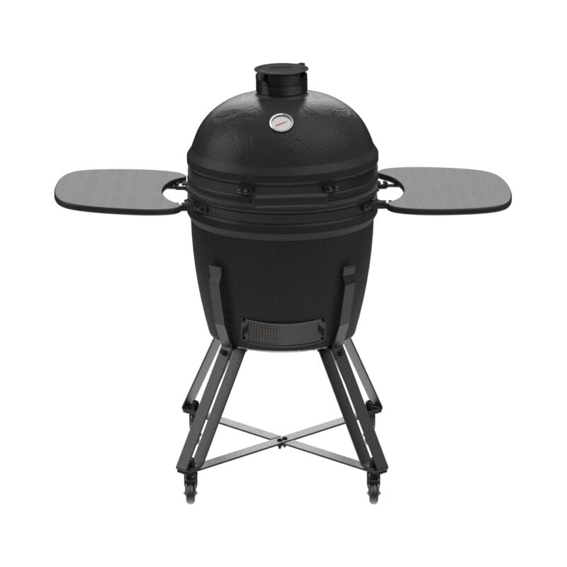 foto del prodotto barbecue a carbonella barbecook kamado kamal con telo di copertura in omaggio e griglia 53 cm