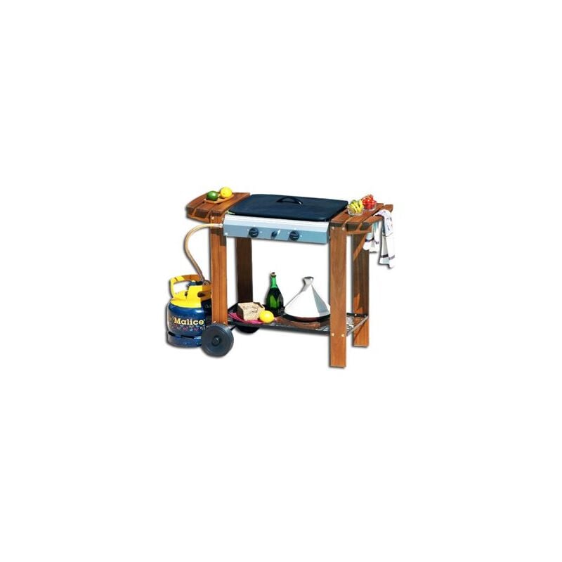 foto del prodotto barbecue a gas bambu montreal 54x38 con ruote 315843