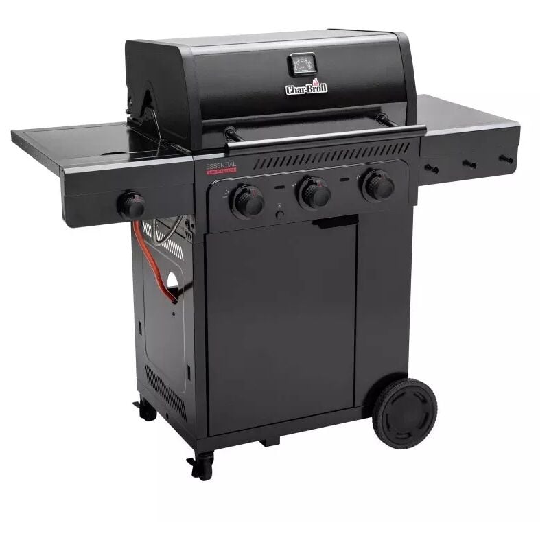 foto del prodotto barbecue a gas char broil essential 3 g con 3 bruciatori, griglie in ghisa