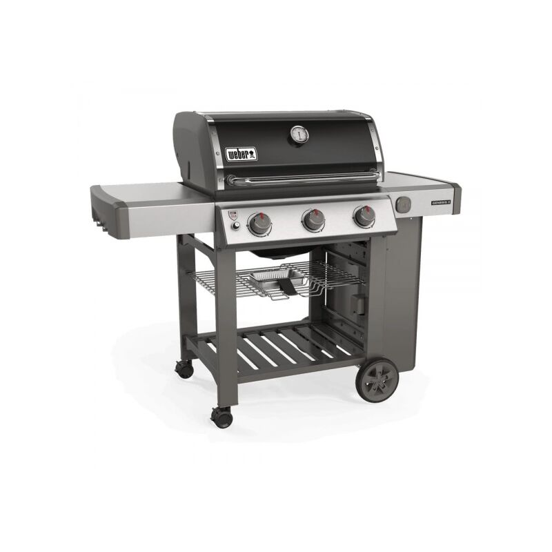foto del prodotto barbecue a gas genesis ii e 310 gbs nero smoke grey 3 bruciatori igrill weber colore nero
