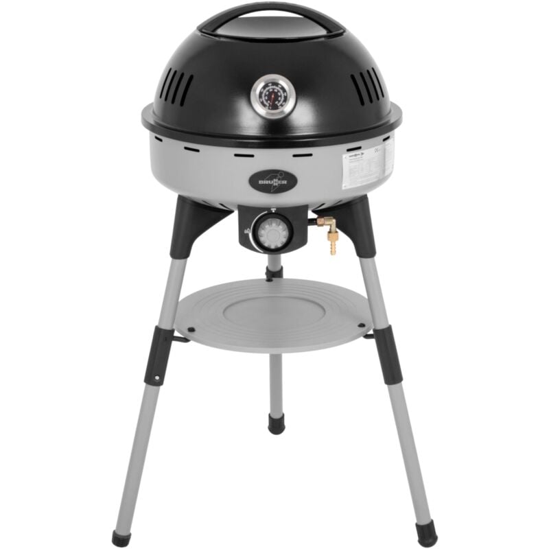 foto del prodotto barbecue a gas portatile brunner devil bbqruiser ht 30 con griglia reversibile 47 cm