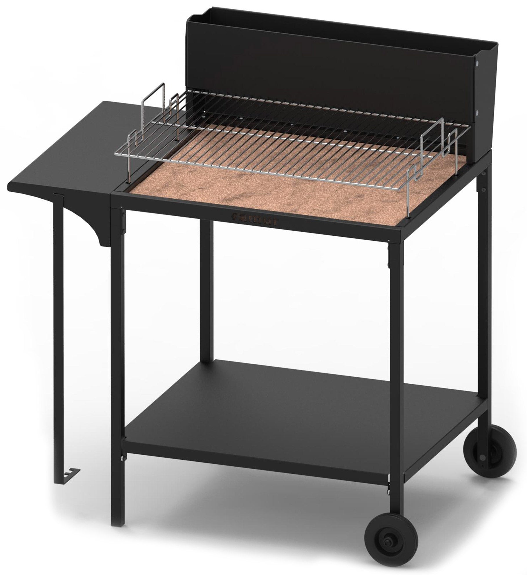 foto del prodotto barbecue a legna con griglia in acciaio inox famur bk 7 superior