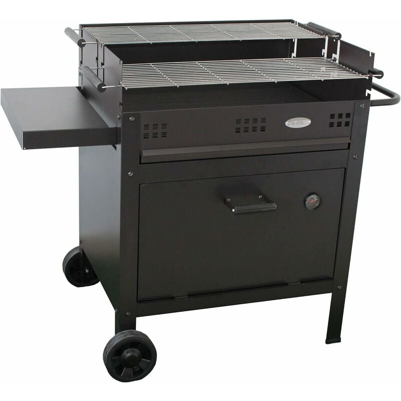 foto del prodotto barbecue a legna e carbone con forno pizza con termometro etna v20