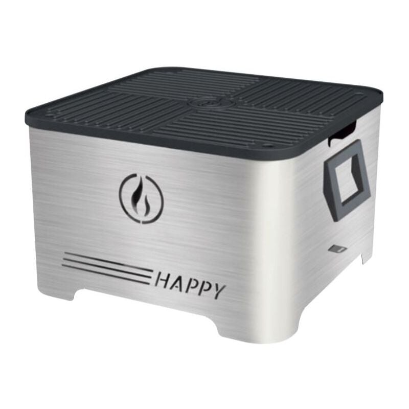 foto del prodotto barbecue a pellet happy portatile inox
