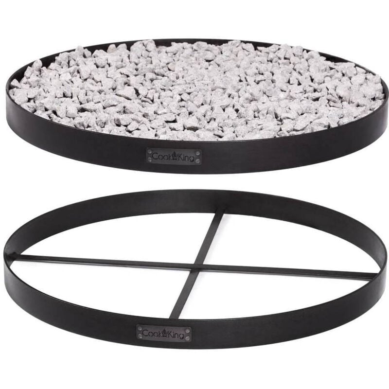 foto del prodotto barbecue base per braciere rotondo per pietre decorative 100 cm