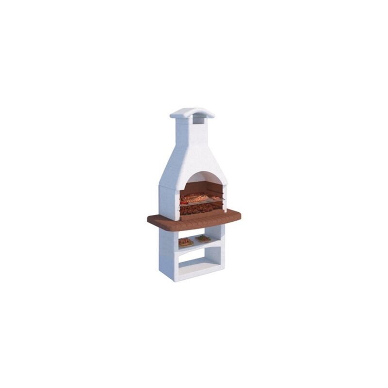 foto del prodotto barbecue beton fuoco prefabbricato in cemento cm.l110xp65xh214