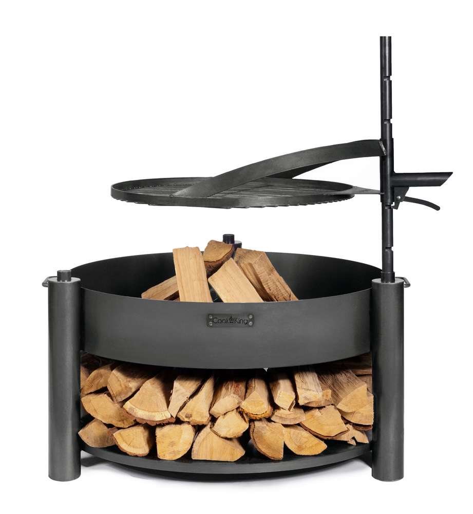 foto del prodotto barbecue braciere multifunzione montana x con griglia da 60 cm