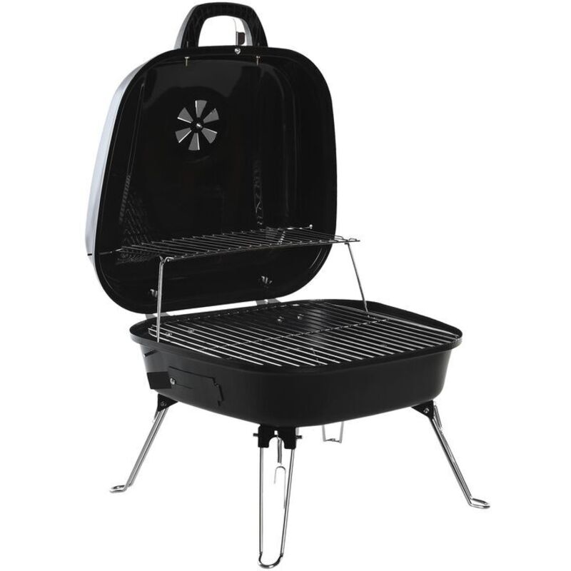 foto del prodotto barbecue dkd home decor acciaio alluminio 44,5 x 42 x 34 cm 