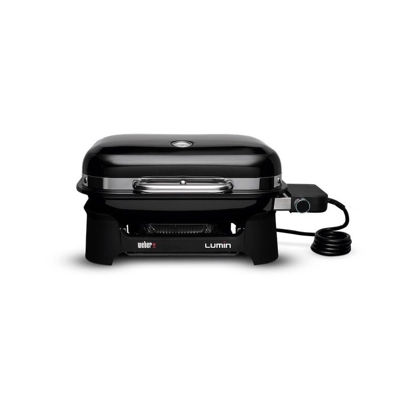 foto del prodotto barbecue elettrico portatile weber lumin compact con griglia 49,5x23,5 cm