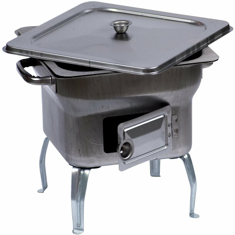 foto del prodotto barbecue fornacella in lamiera cm.25x25 pz 1