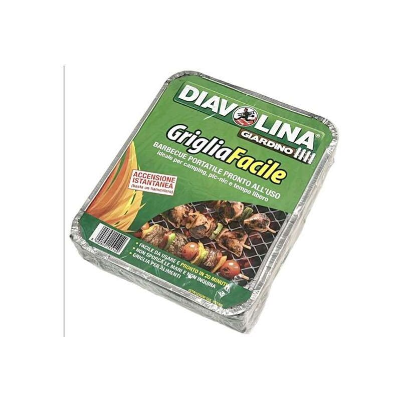 foto del prodotto barbecue griglia facile cm 32x25 h 5 diavolina
