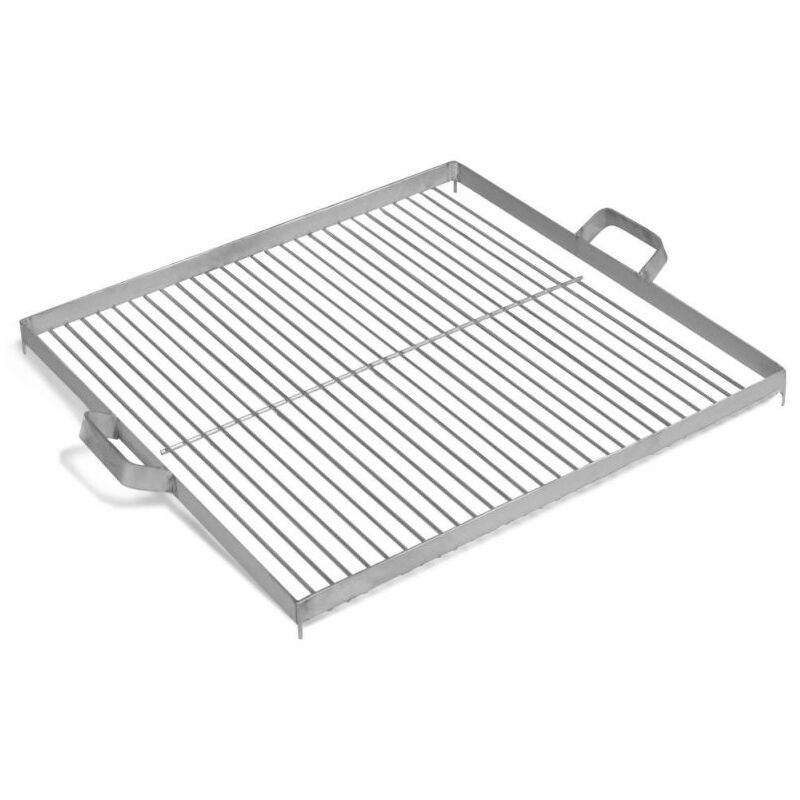foto del prodotto barbecue griglia in acciaio inox 50x50 cm per braciere 70 cm